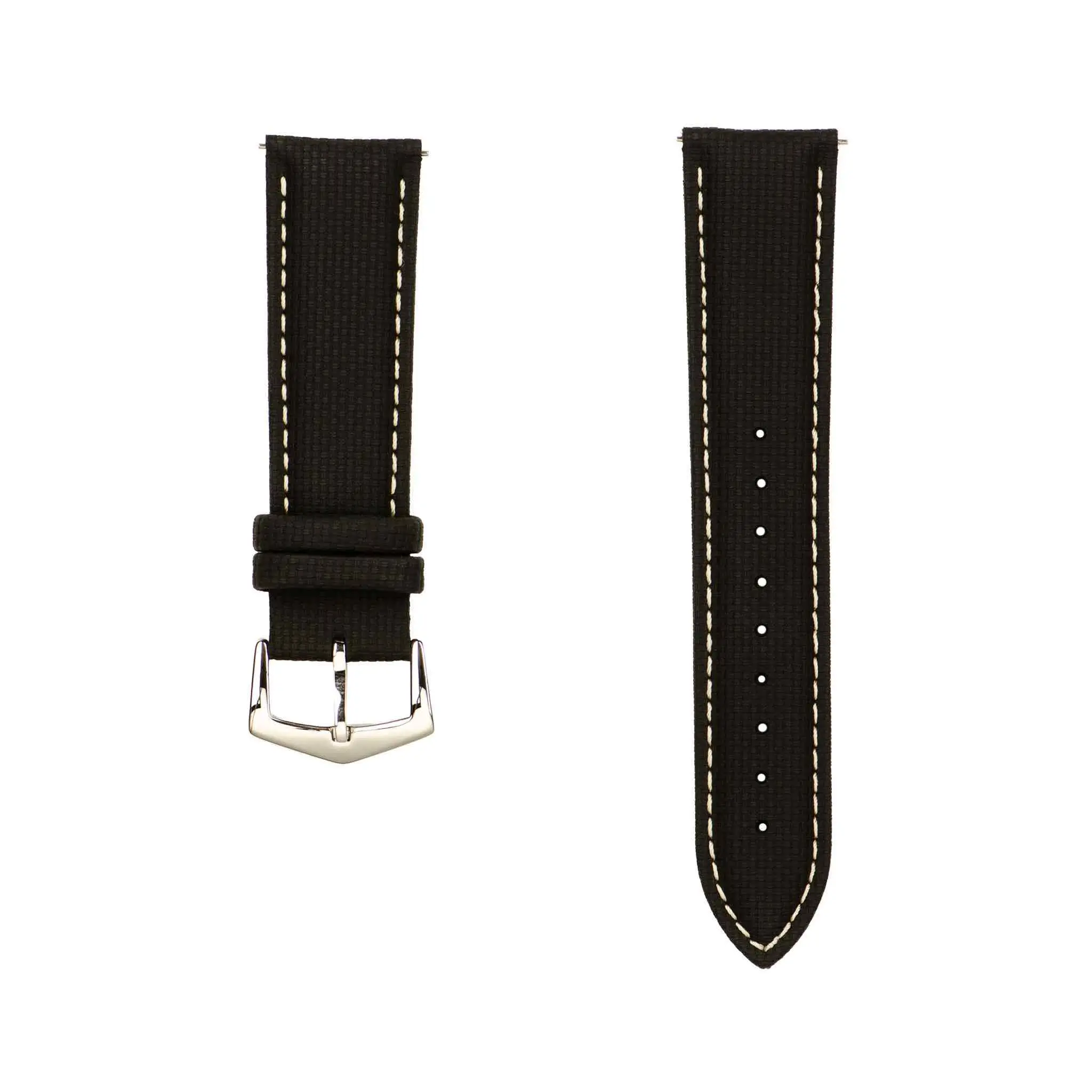 Apple Watch Band Dual Layer KFM Black Leather - Image 6