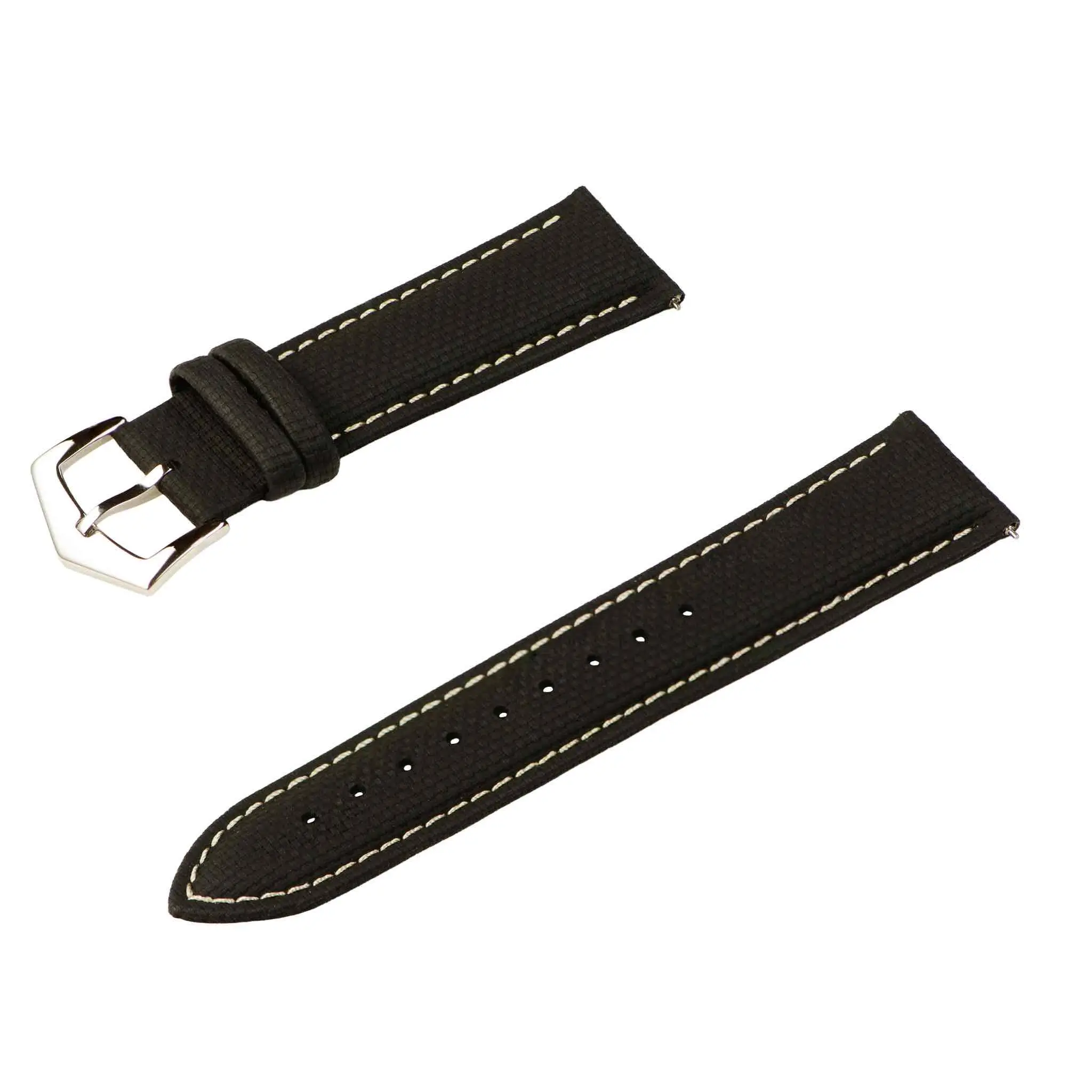 Apple Watch Band Dual Layer KFM Black Leather - Image 7