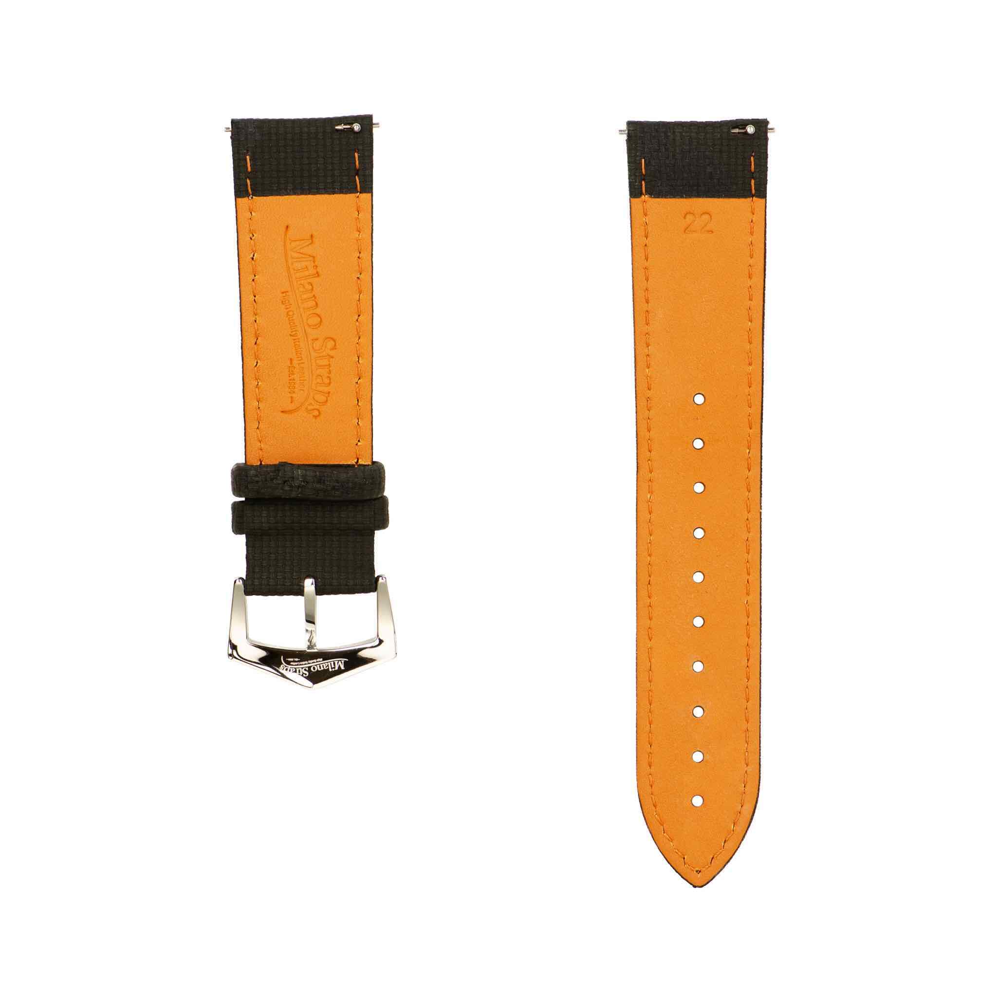 Apple Watch Band Dual Layer KFM Black Leather - Image 8