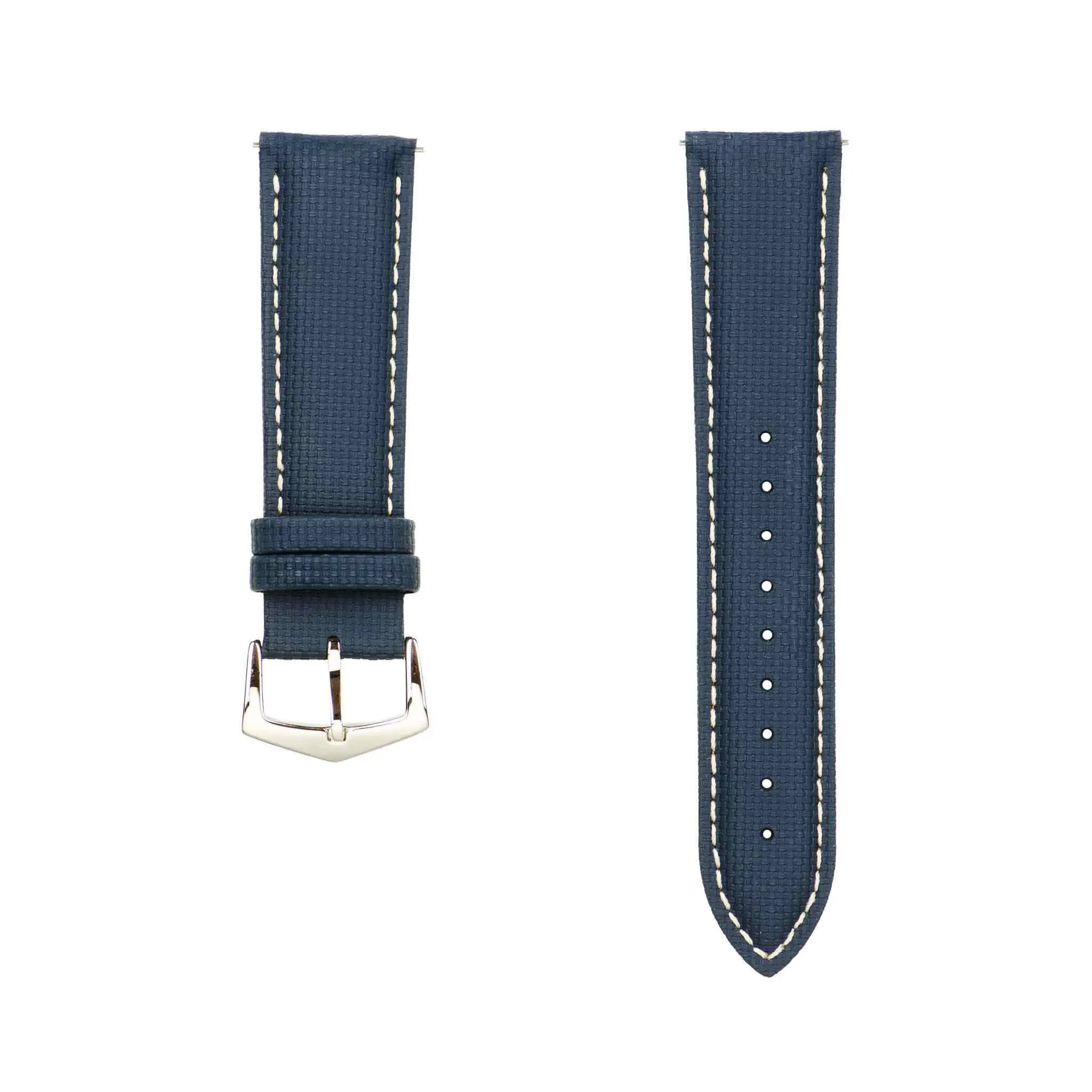 Apple Watch Band Dual Layer KFM Blue Leather - Image 6