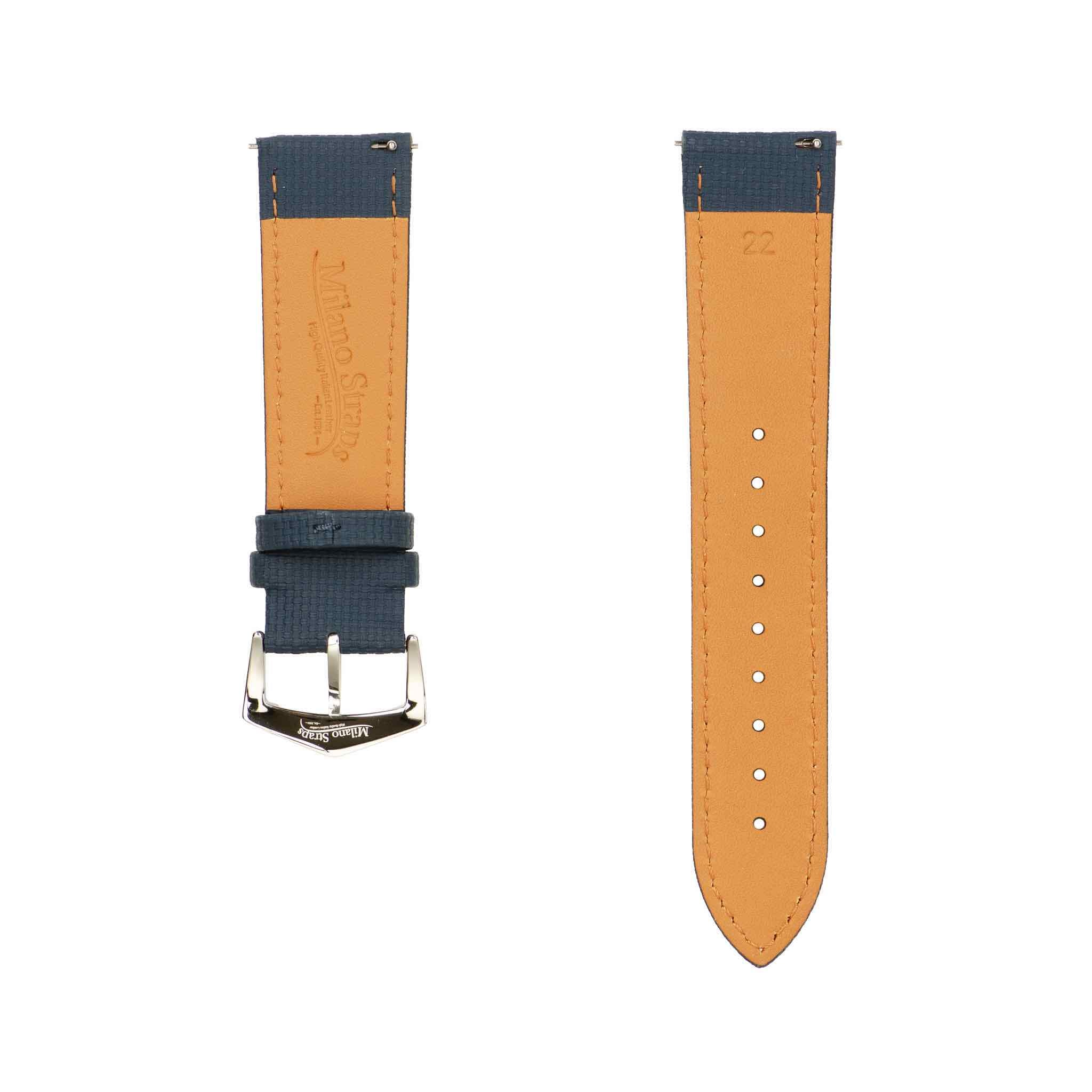 Apple Watch Band Dual Layer KFM Blue Leather - Image 8