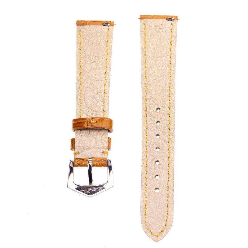 Millenium Cognac Alligator Watch Strap - Image 6