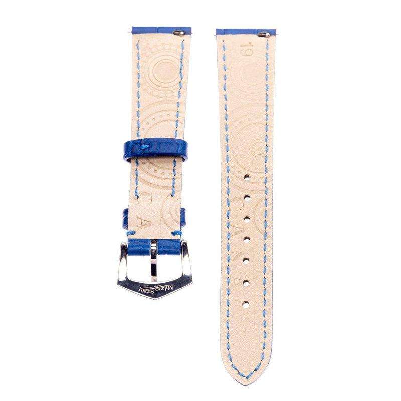 Millenium Light Blue Alligator Watch Strap - Image 4