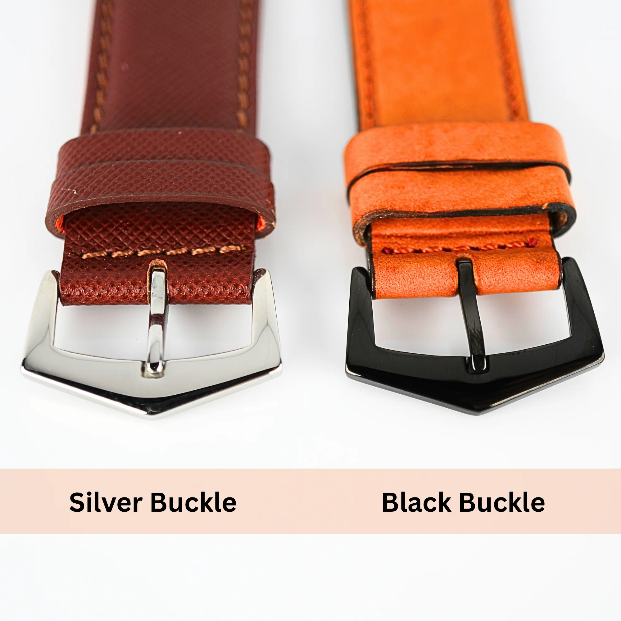 Apple Watch Band Dual Layer KFM Black Leather - Image 4