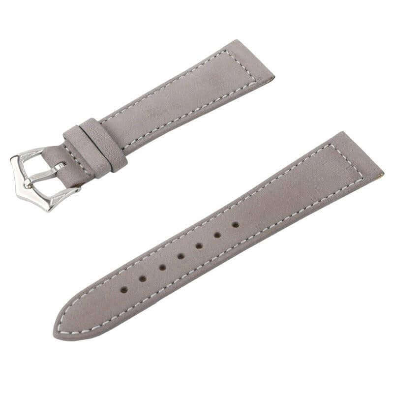 Taupe Nabuck Leather Watch Strap - Image 2
