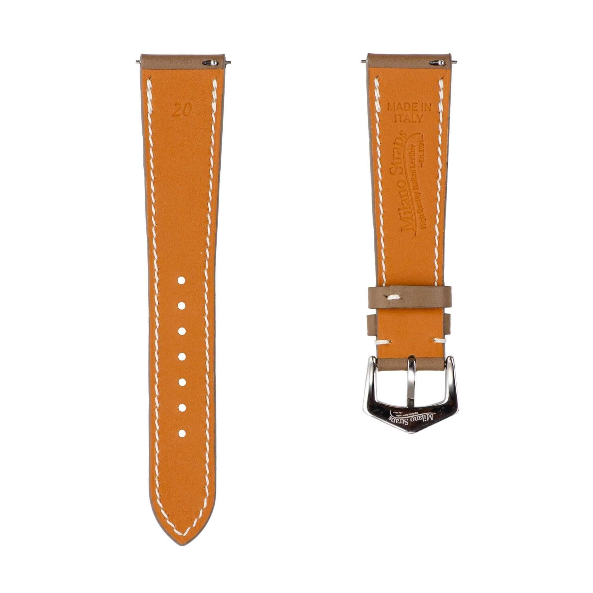 Toupe Swift Leather Watch Strap - Image 4