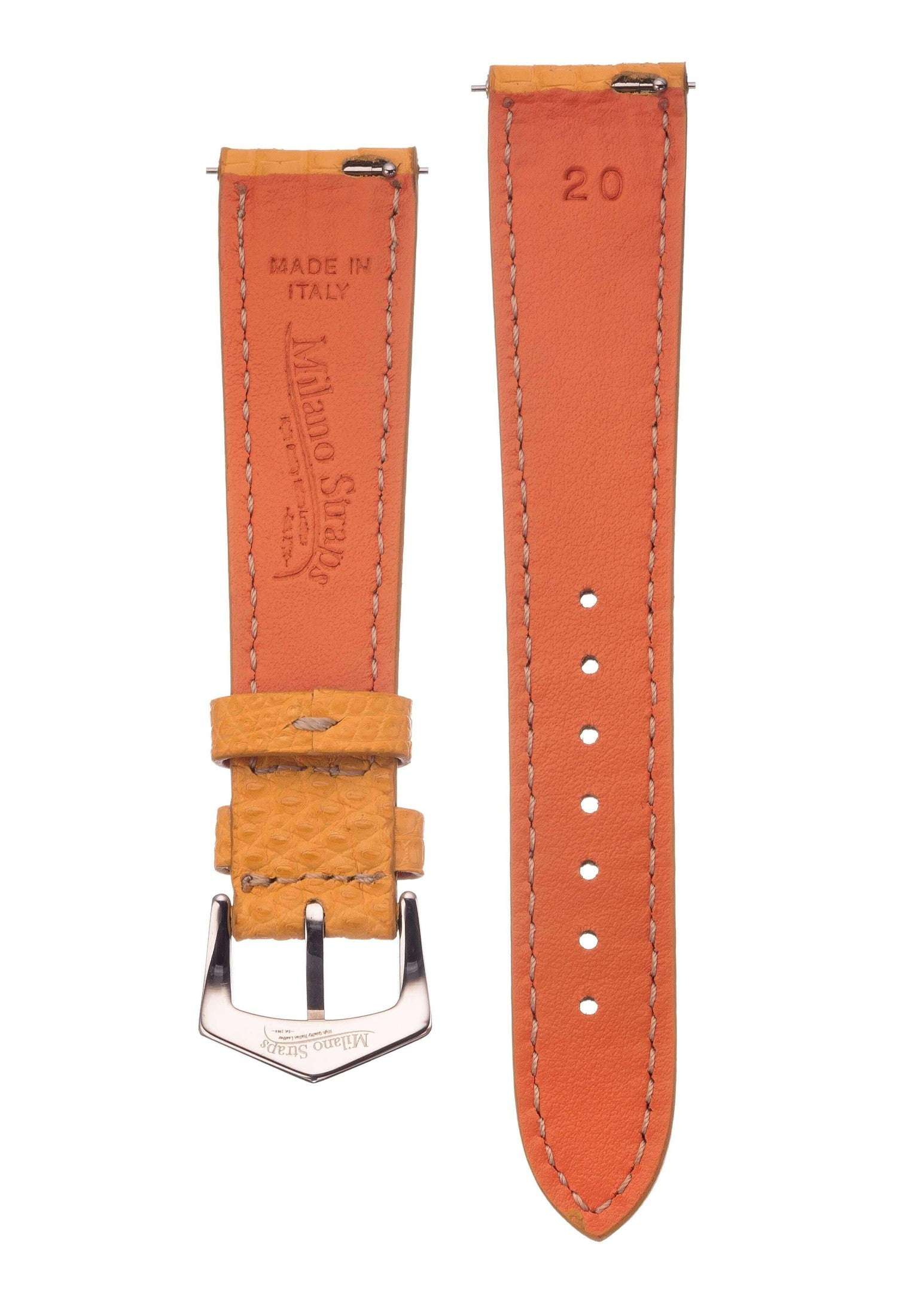Yellow Lizard Watch Strap - Image 4