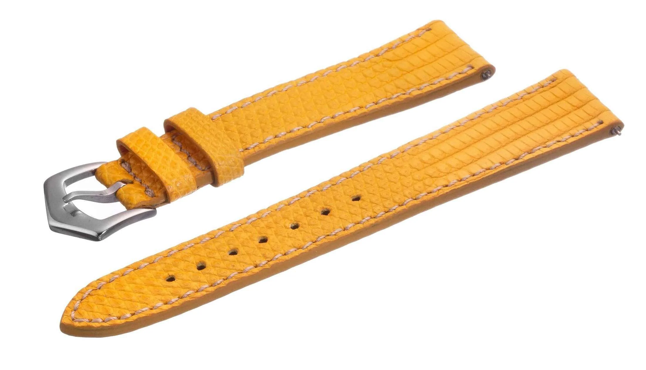 Yellow Lizard Watch Strap - Image 5